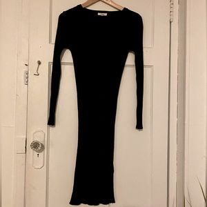 Oak and Fort fitted sweater dress